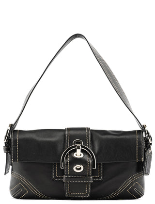 Coach 8A05 Black Leather Soho Shoulder Bag