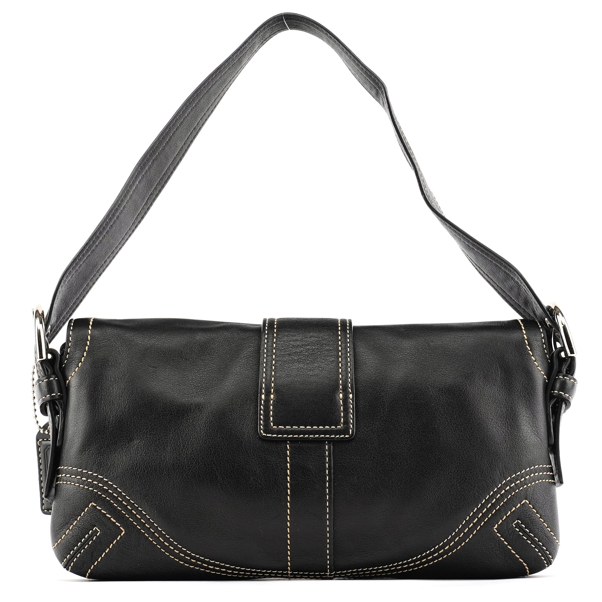Coach 8A05 Black Leather Soho Shoulder Bag