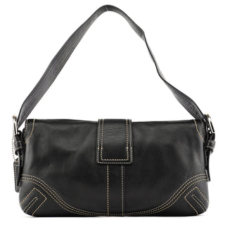 Coach 8A05 Black Leather Soho Shoulder Bag
