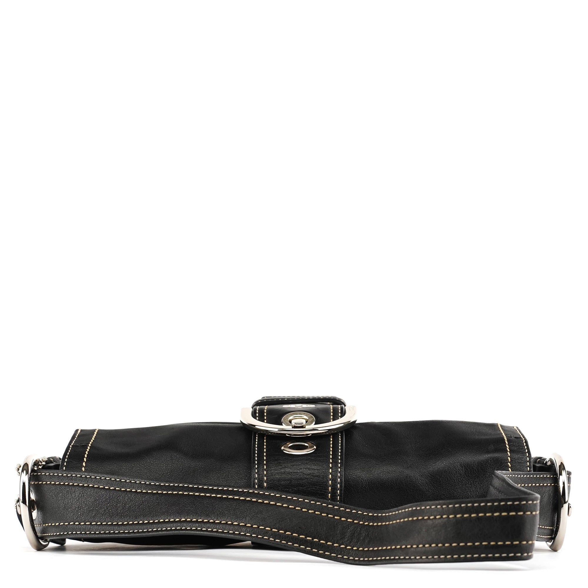 Coach 8A05 Black Leather Soho Shoulder Bag