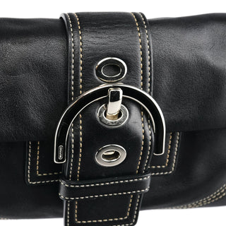 Coach 8A05 Black Leather Soho Shoulder Bag