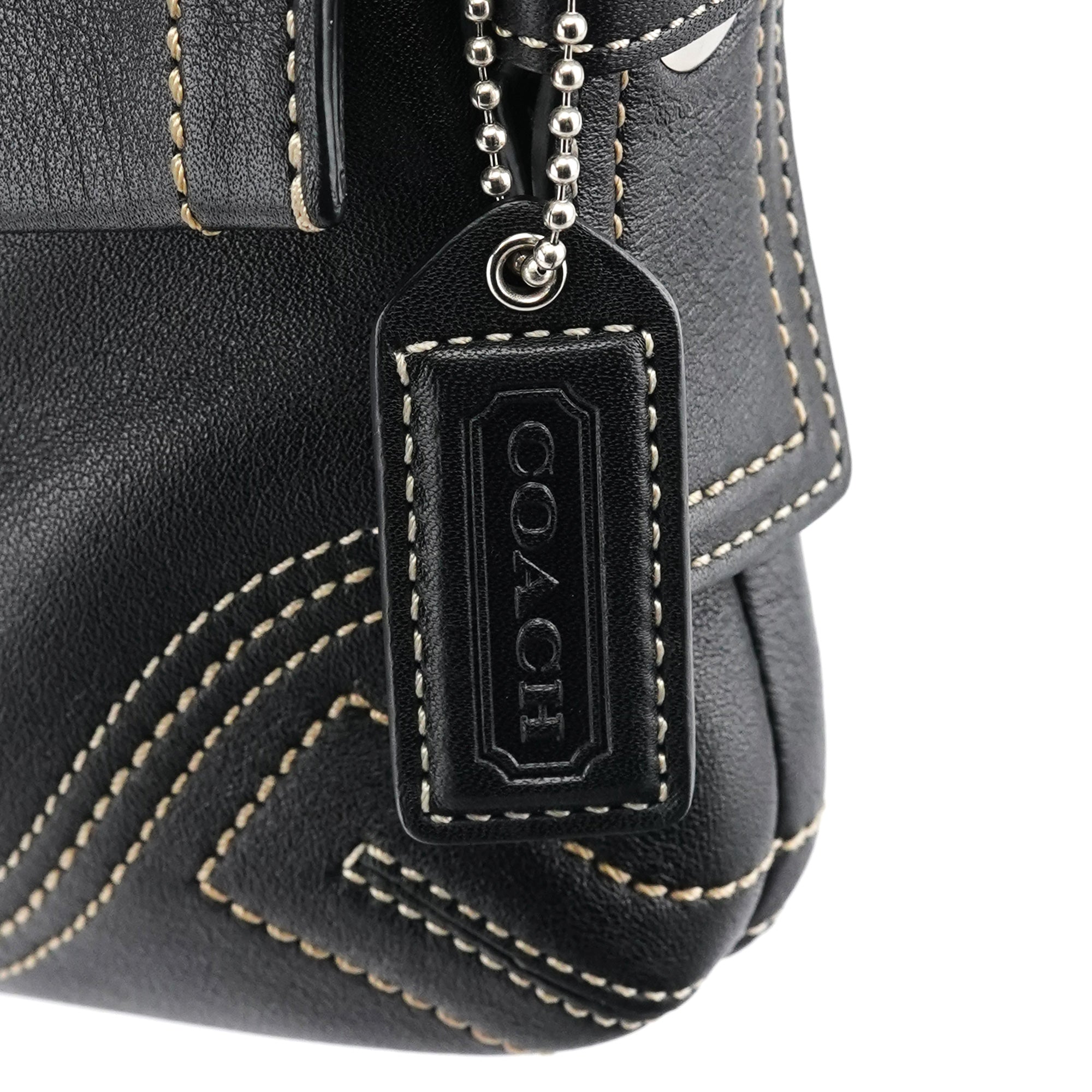 Coach 8A05 Black Leather Soho Shoulder Bag