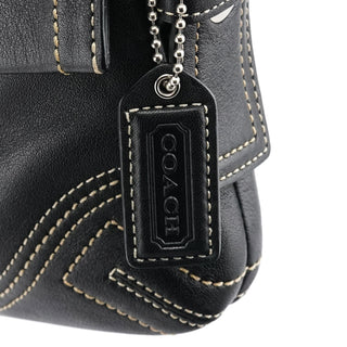 Coach 8A05 Black Leather Soho Shoulder Bag