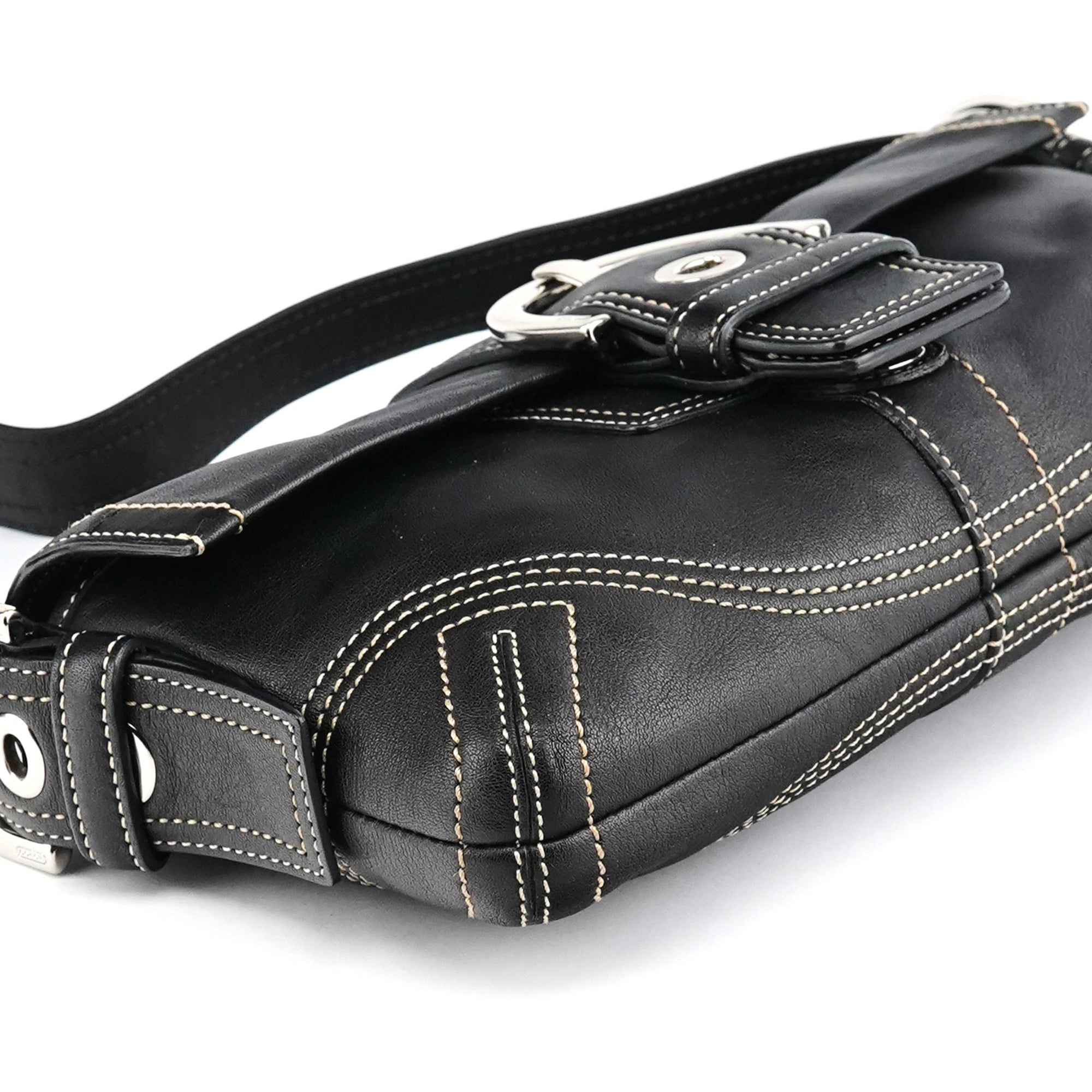 Coach 8A05 Black Leather Soho Shoulder Bag
