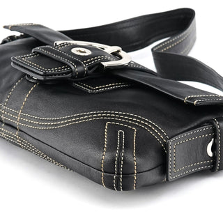 Coach 8A05 Black Leather Soho Shoulder Bag