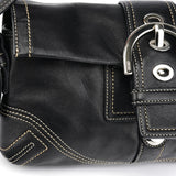 Coach 8A05 Black Leather Soho Shoulder Bag