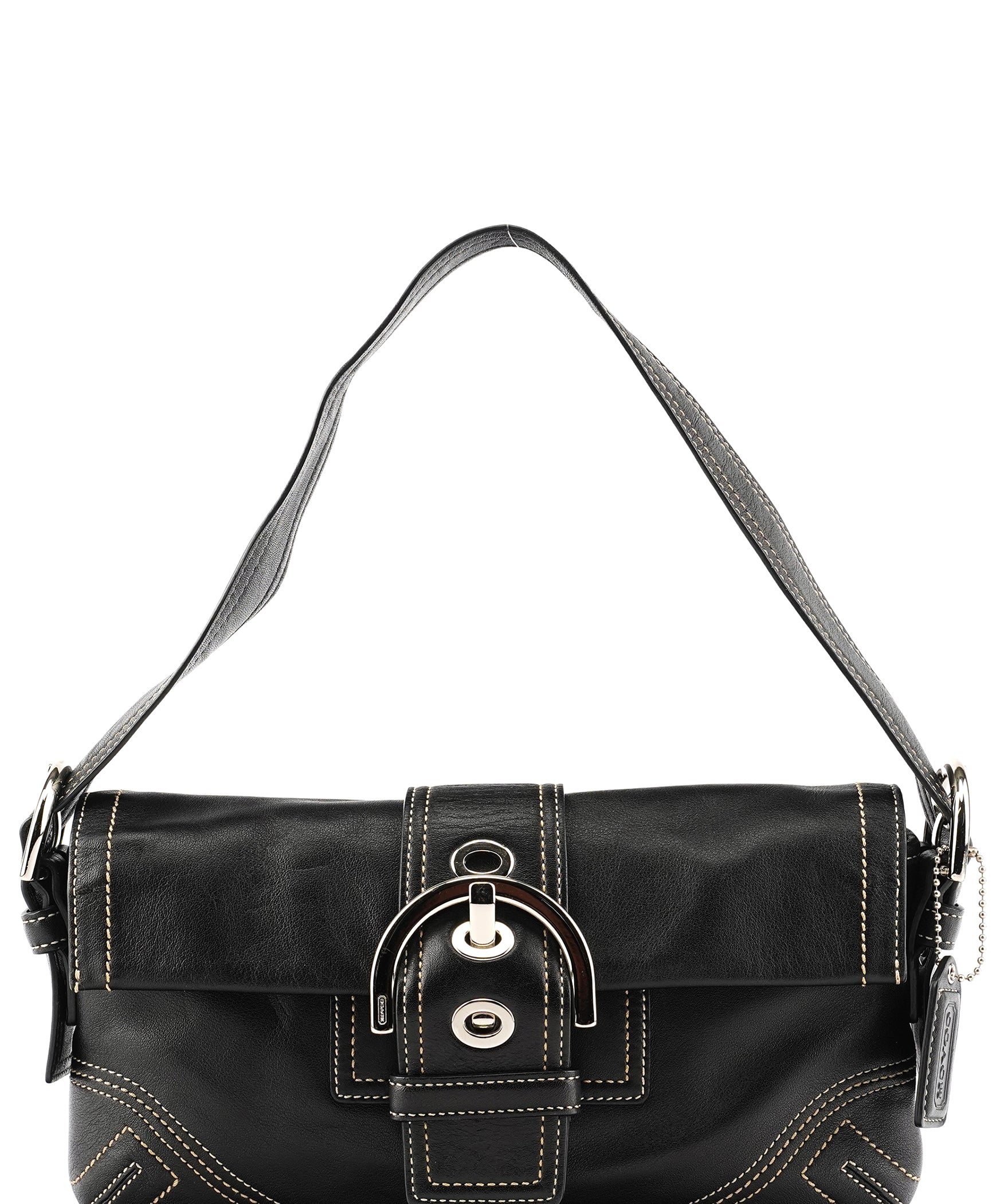 Coach 8A05 Black Leather Soho Shoulder Bag