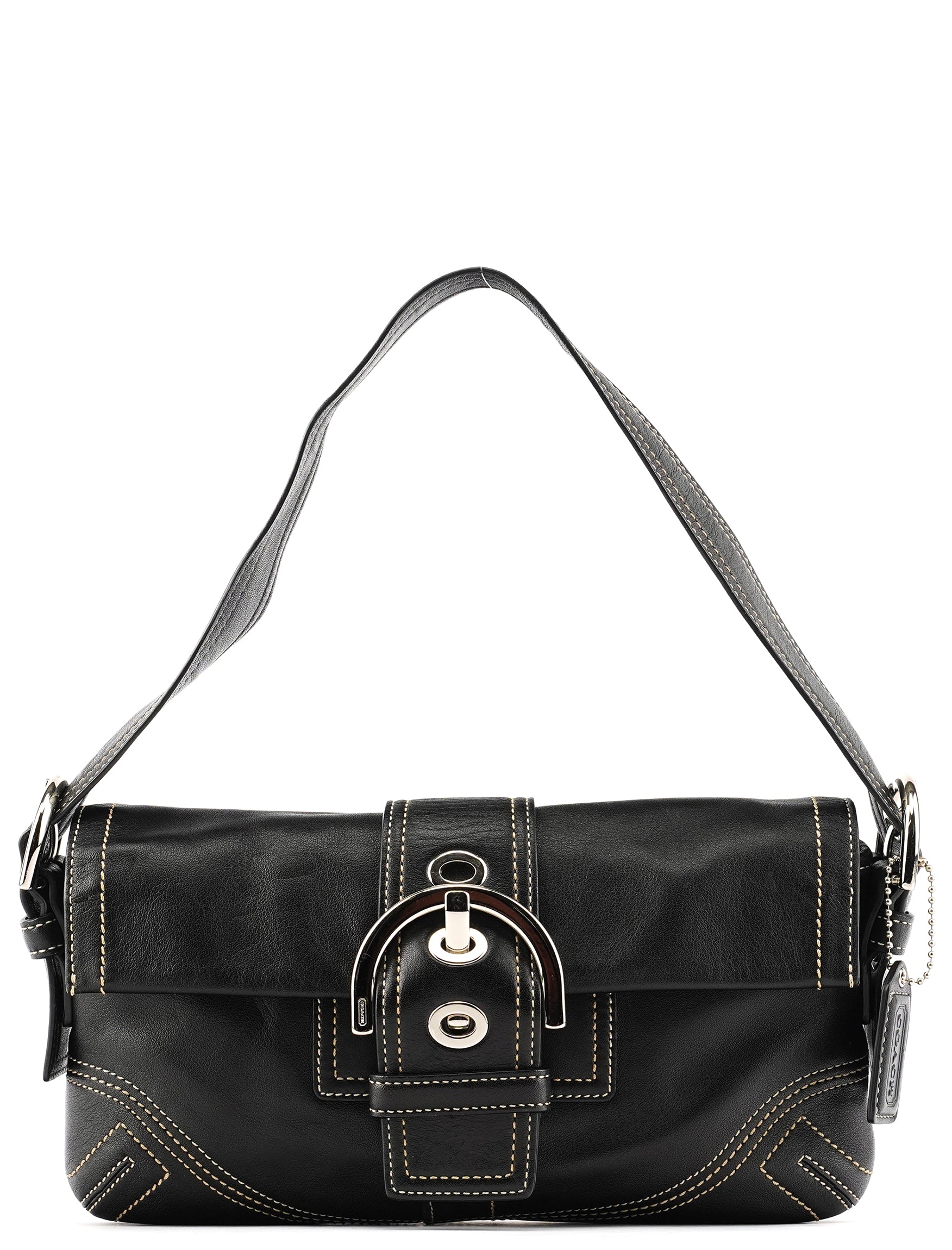 Coach 8A05 Black Leather Soho Shoulder Bag