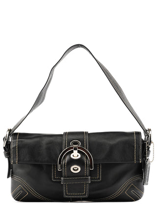 Coach 8A05 Black Leather Soho Shoulder Bag