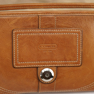 Coach 8A05 Brown Leather Soho Shoulder Bag