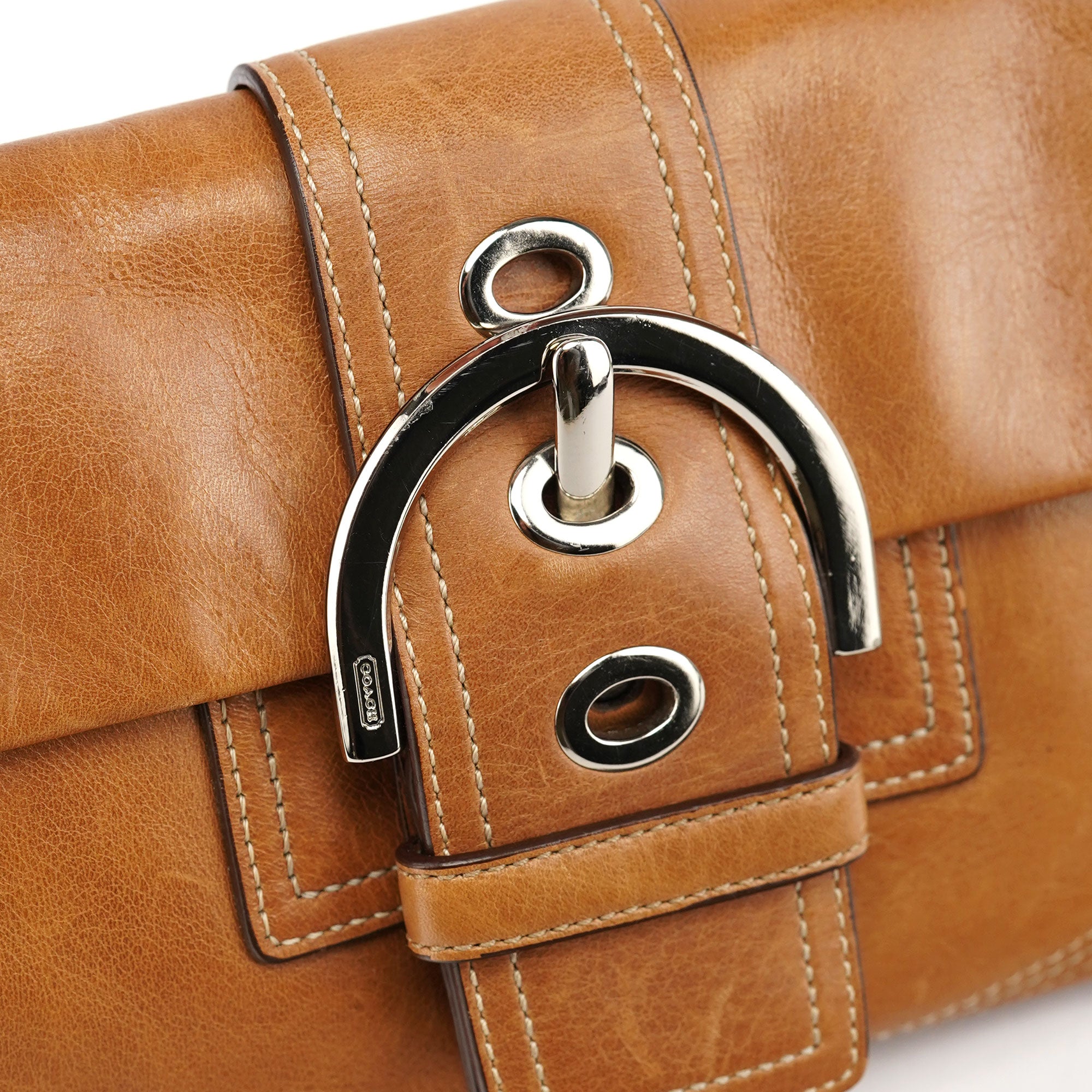 Coach 8A05 Brown Leather Soho Shoulder Bag