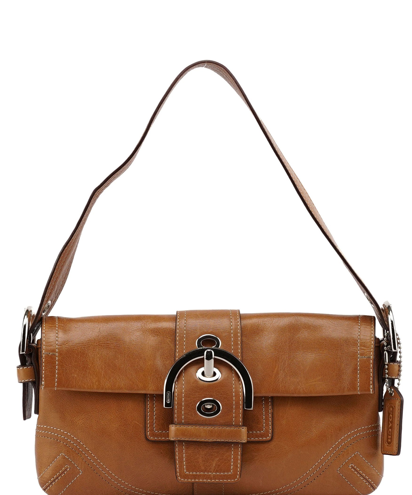 Coach 8A05 Brown Leather Soho Shoulder Bag
