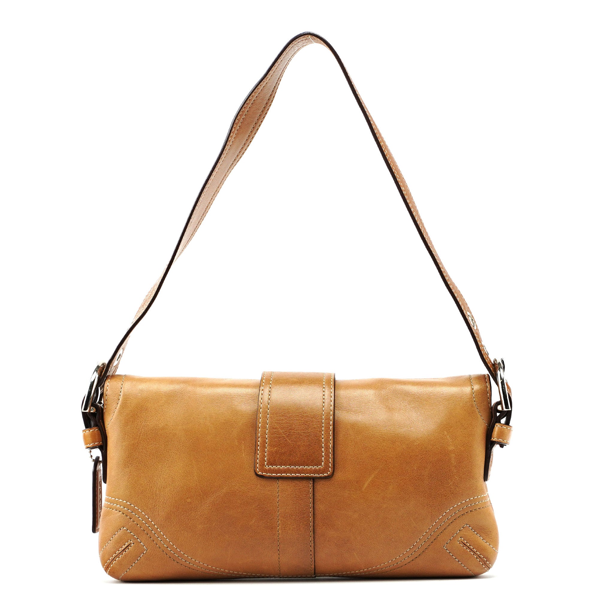 Coach 8A05 Camel Leather Soho Shoulder Bag