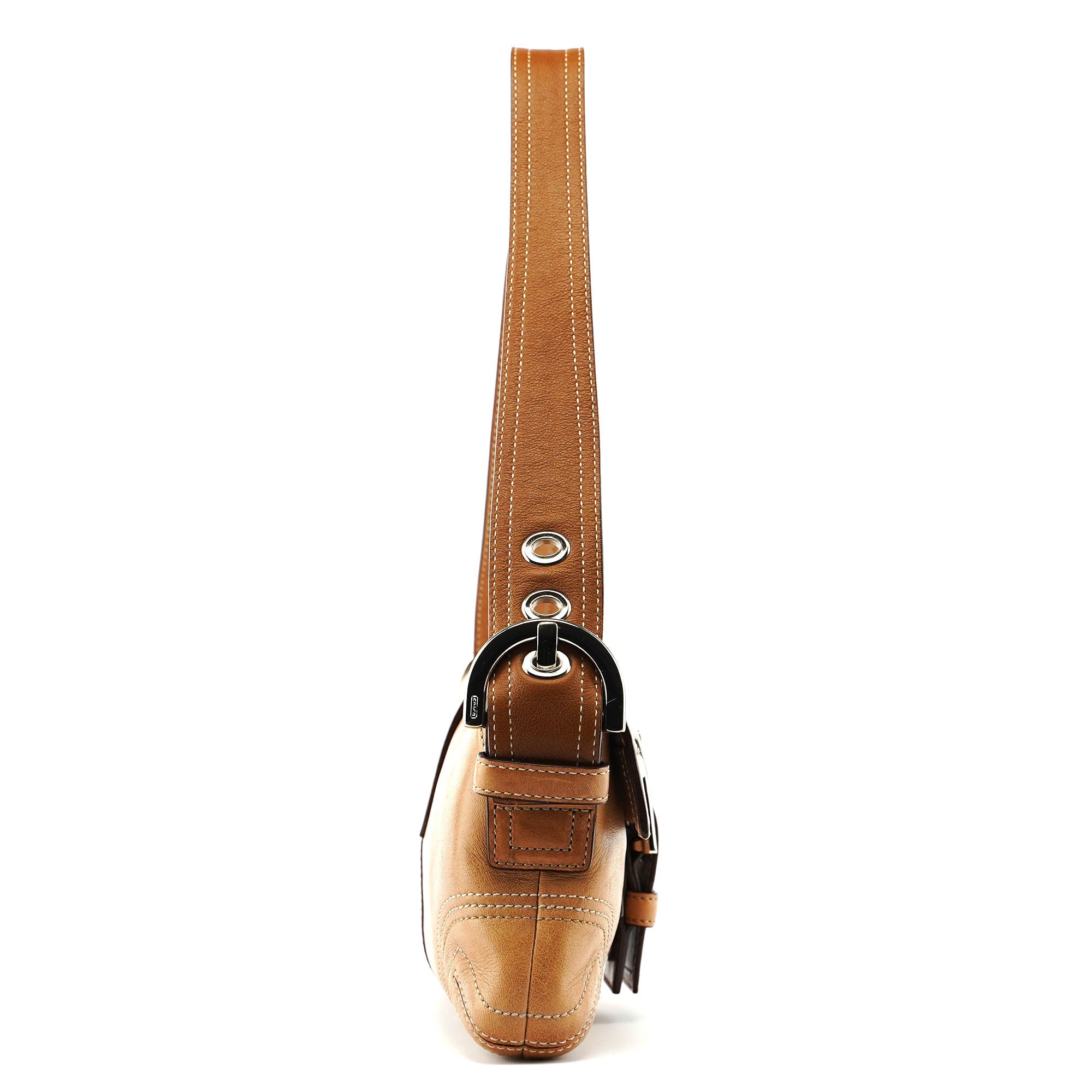 Coach 8A05 Camel Leather Soho Shoulder Bag