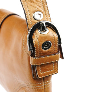 Coach 8A05 Tan Leather Soho Shoulder Bag