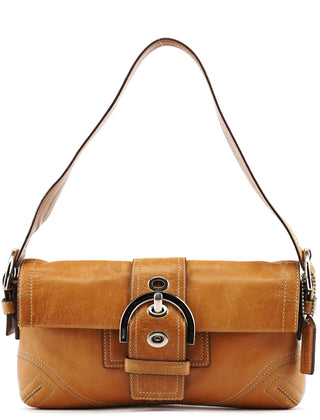 Coach 8A05 Tan Leather Soho Shoulder Bag
