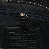 Coach 8A70 Black Leather Hamptons Tote Bag