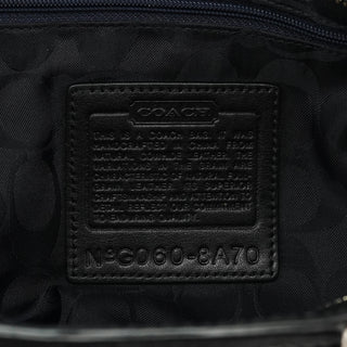 Coach 8A70 Black Leather Hamptons Tote Bag