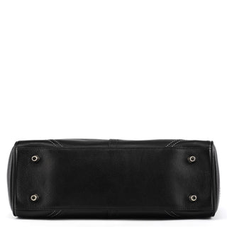 Coach 8A70 Black Leather Hamptons Tote Bag
