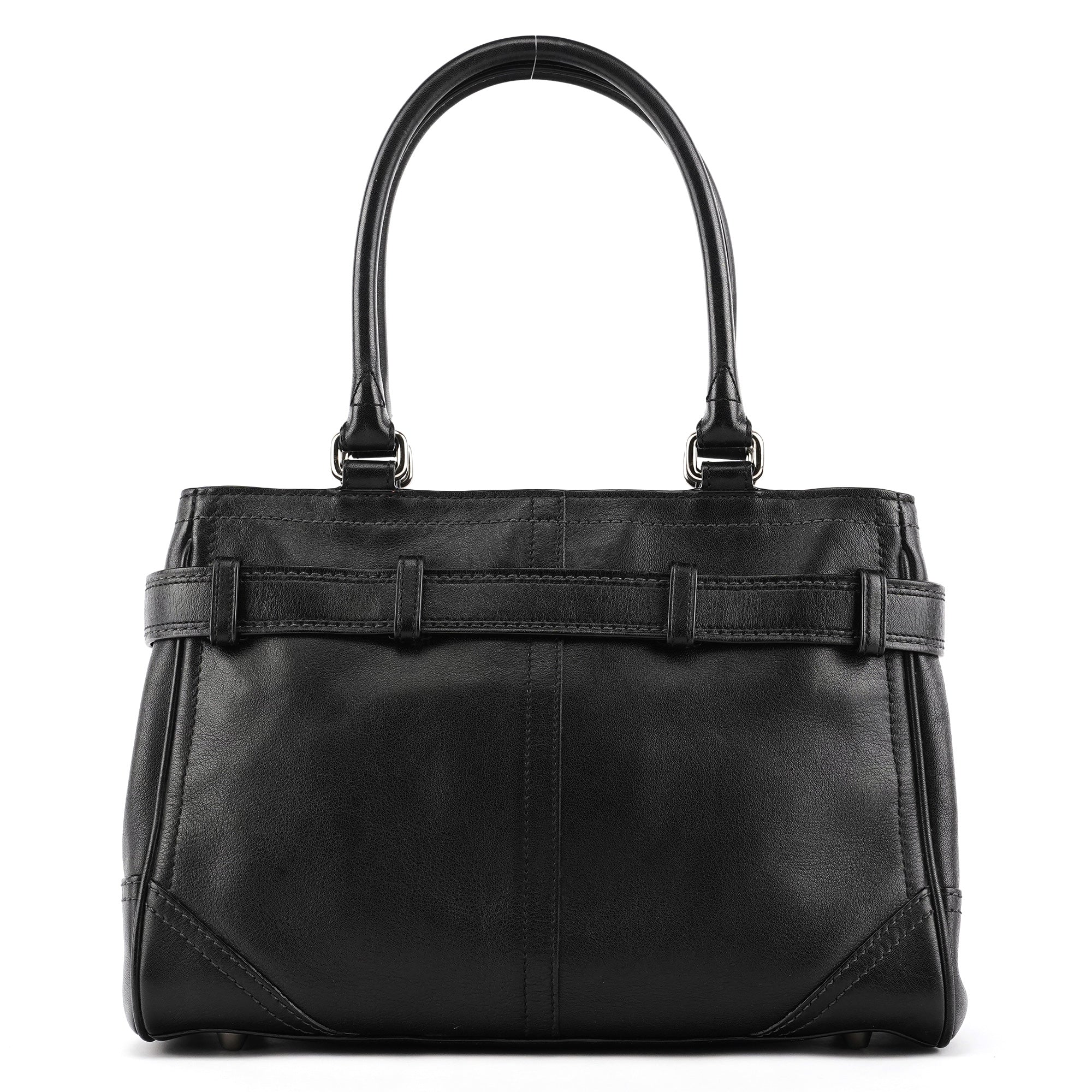 Coach 8A70 Black Leather Hamptons Tote Bag – Rediscover Vintage