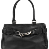 Coach 8A70 Black Leather Hamptons Tote Bag