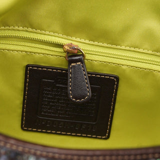 Coach 8F18 Brown Tweed Soho Shoulder Bag