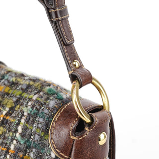 Coach 8F18 Brown Tweed Soho Shoulder Bag