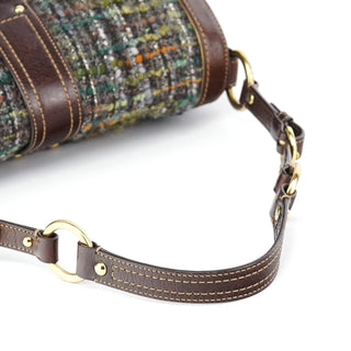 Coach 8F18 Brown Tweed Soho Shoulder Bag