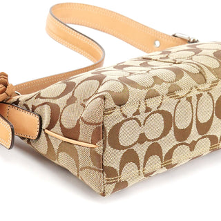 Coach 8K01 Beige Tan Demi Shoulder Bag