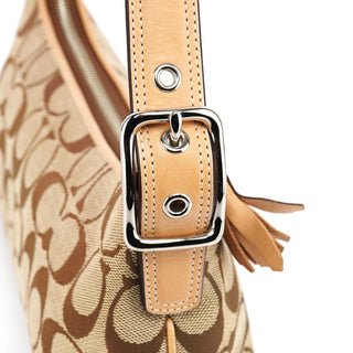 Coach 8K01 Beige Tan Demi Shoulder Bag