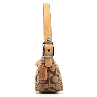 Coach 8K01 Beige Tan Demi Shoulder Bag