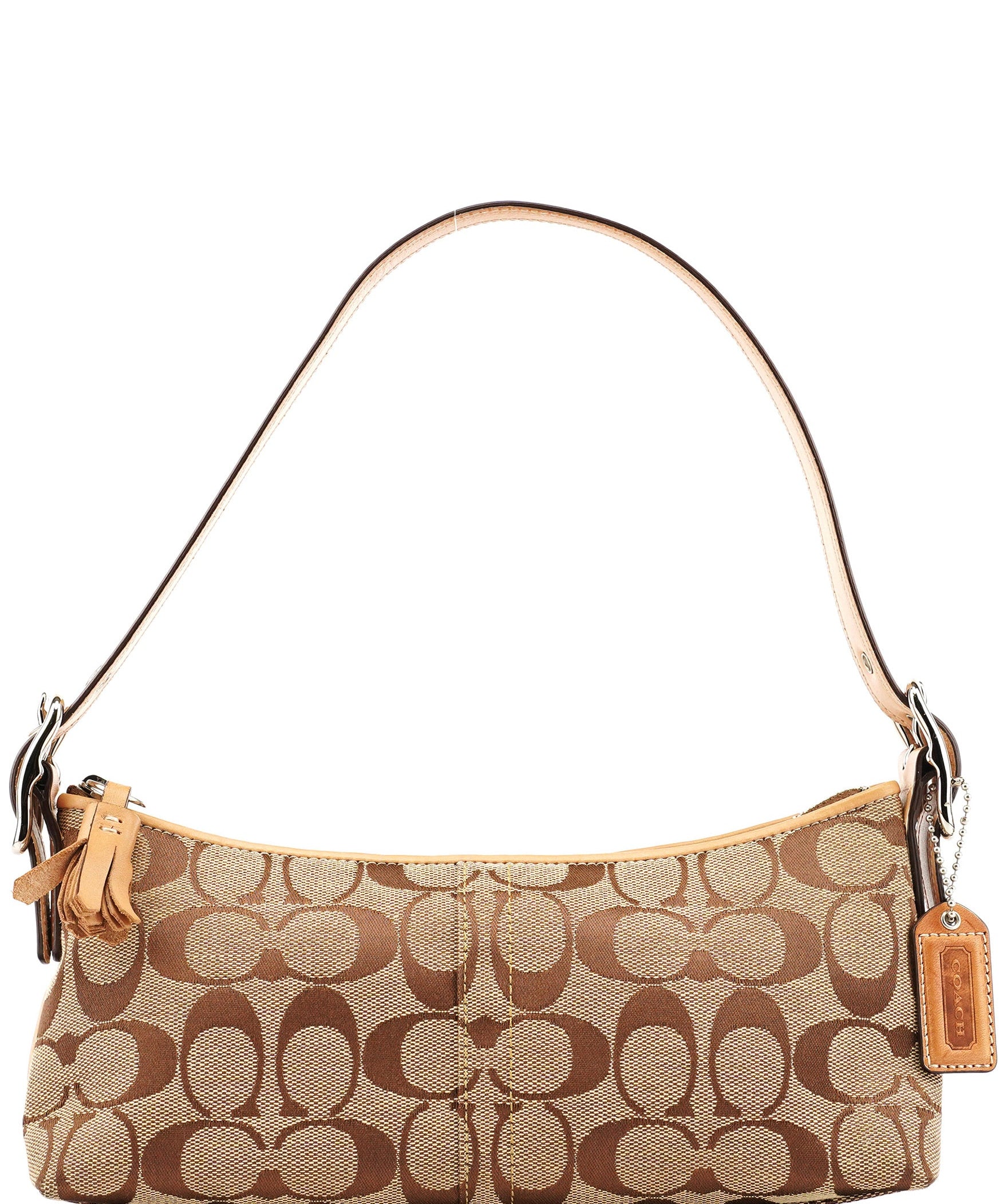 Coach 8K01 Beige Tan Demi Shoulder Bag