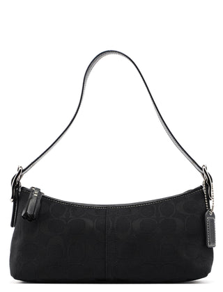 Coach 8K01 Black Signature C Demi Shoulder Bag