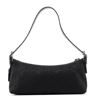 Coach 8K01 Black Signature C Demi Shoulder Bag