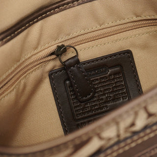 Coach 8K38 Beige Brown Python Soho Shoulder Bag