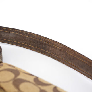 Coach 8K38 Beige Brown Python Soho Shoulder Bag