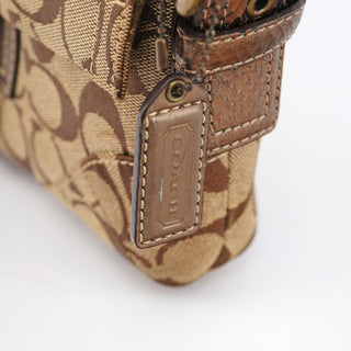 Coach 8K38 Beige Brown Python Soho Shoulder Bag