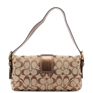 Coach 8K38 Beige Signature C Soho Shoulder Bag