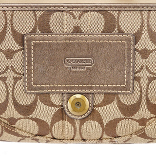 Coach 8K38 Beige Snakeskin Embossed Soho Bag