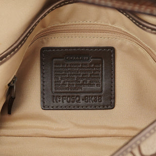 Coach 8K38 Beige Snakeskin Embossed Soho Bag