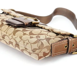 Coach 8K38 Beige Snakeskin Embossed Soho Bag