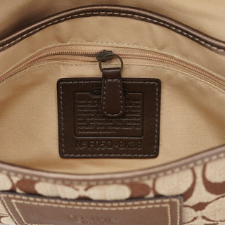 Coach 8K38 Beige Snakeskin Embossed Soho Bag