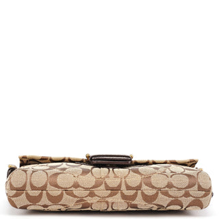 Coach 8K38 Beige Snakeskin Embossed Soho Bag