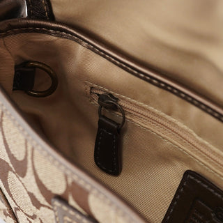 Coach 8K38 Beige Snakeskin Embossed Soho Bag