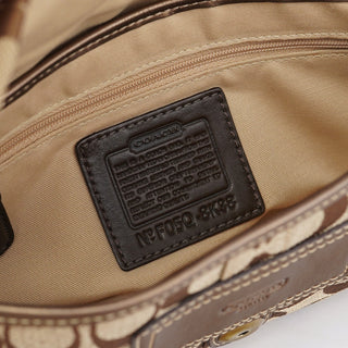 Coach 8K38 Beige Snakeskin Embossed Soho Bag