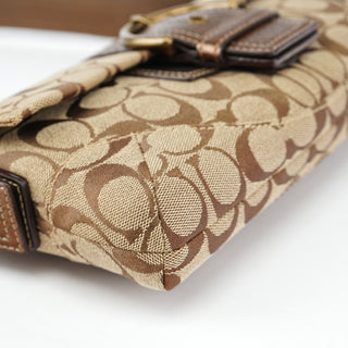 Coach 8K38 Beige Snakeskin Embossed Soho Bag