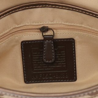 Coach 8K38 Beige Snakeskin Embossed Soho Bag