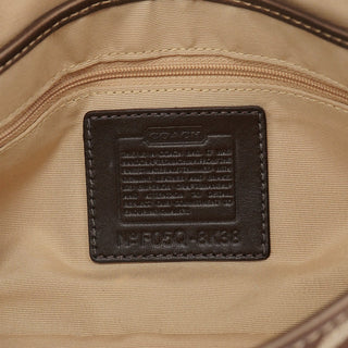 Coach 8K38 Beige Snakeskin Embossed Soho Bag