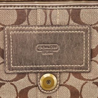Coach 8K38 Beige Snakeskin Embossed Soho Bag