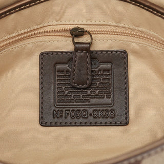 Coach 8K38 Beige Snakeskin Embossed Soho Bag